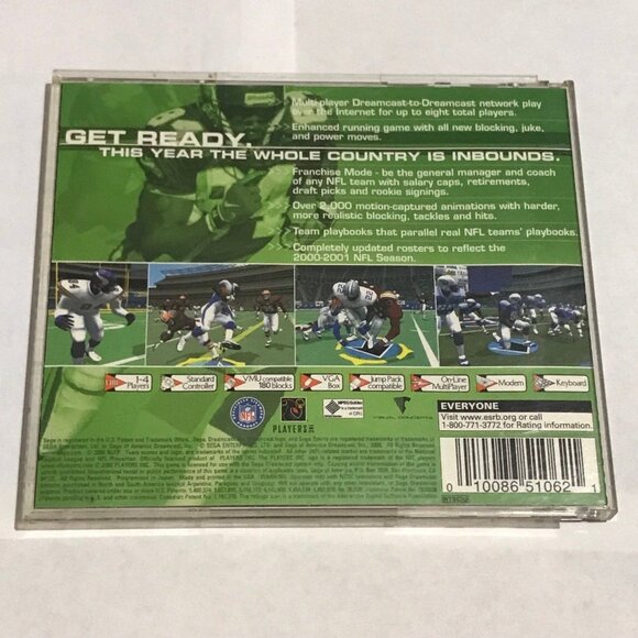 NFL 2K for Sega Dreamcast - Picture 2 of 3